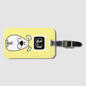 イニシャルカスタムズ犬をテーマにした ラゲッジタグ (正面横)