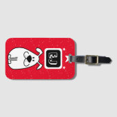 イニシャルカスタムズ犬をテーマにした ラゲッジタグ (正面横)