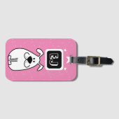 イニシャルカスタムズ犬をテーマにした ラゲッジタグ (正面横)