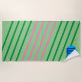 イニシャルカスタムビーチタオル ビーチタオル (正面)