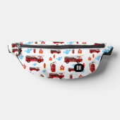 イニシャルカスタムモノグラムボーイズファイアートラックファイアーメン ファニーパック (レイダウン)