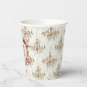 イニシャルカスタムロココココケットリージェンシーパーティー 紙コップ (左)