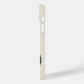 イニシャルカスタムB便の魔女のほうきのB Case-Mate iPhoneケース (裏面 / 左)