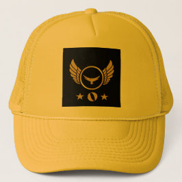 イニシャルカスタムO文字 – キャップイエローカラーハンサム キャップ