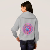 イニシャルガールタイムクロックピンクパープルブルー数字 (裏面フル)