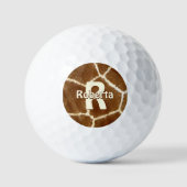 イニシャルキリン隠しフォト万華鏡のように千変万化するパターンパターン ゴルフボール (正面)