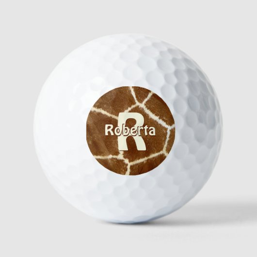 イニシャルキリン隠しフォト万華鏡のように千変万化するパターンパターン ゴルフボール (正面)