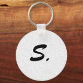 イニシャルキーチェーン キーホルダー (正面)