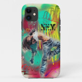 イニシャルクール通りアユニークート絵画ズ10代のの Case-Mate iPhoneケース (裏面)