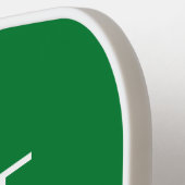 イニシャルグリーンピックボールパドル ピックルボールラケット (左詳細)