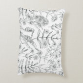 イニシャルコーウィドプリントモダンコージー | キャビンスタイル アクセントクッション (裏面(縦))