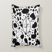 イニシャルコーウィドプリントモダンコージー | キャビンスタイル アクセントクッション (正面(垂直))