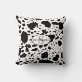 イニシャルコーウィドプリントモダンコージー | キャビンスタイル クッション (正面)