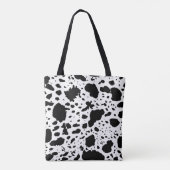 イニシャルコーウィドプリントモダンコージー | キャビンスタイル トートバッグ (裏面)