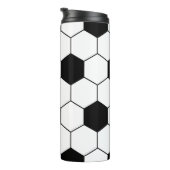 イニシャルサッカーボールパターン タンブラー (回転右)