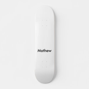 イニシャルシンプル文字のモノグラムで名前を追加  スケートボード