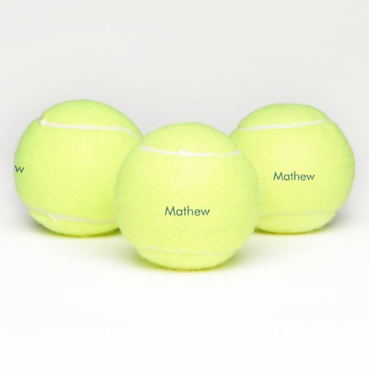 イニシャルシンプル文字のモノグラムで名前を追加  テニスボール (マルチ)
