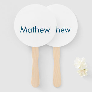 イニシャルシンプル文字のモノグラムで名前を追加  ハンドファン