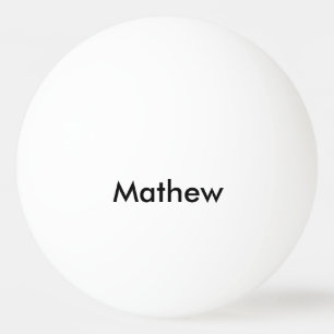 イニシャルシンプル文字のモノグラムで名前を追加  卓球ボール