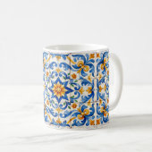 イニシャルタイルマグ コーヒーマグカップ (正面右)