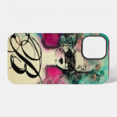 イニシャルチャーム iPhoneケース (裏面横)