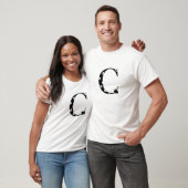 イニシャルテンプレートTシャツ用 Tシャツ (ユニセックス)