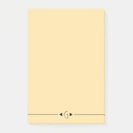イニシャルノートパッド ポストイット