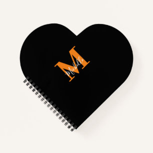 イニシャルパーソナライズされたと名前モノグラム ノートブック