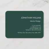 イニシャルパーソナライズされたエメエレガントラルドモノグラム 名刺 (裏面)