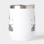 イニシャルパーソナライズされたシルバーモノグラムあなたの名前 (左面)