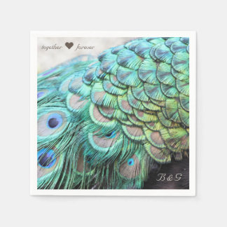 イニシャルパーソナライズされたズピーコッ結婚クのナプキンス スタンダードカクテルナプキン