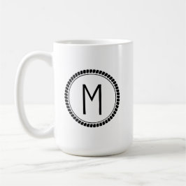 イニシャルパーソナライズされたマグ コーヒーマグカップ