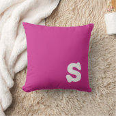 イニシャルパーソナライズされた枕 クッション (ブランケット)