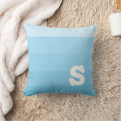 イニシャルパーソナライズされた枕 クッション (ブランケット)