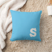 イニシャルパーソナライズされた枕 クッション (ブランケット)