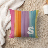 イニシャルパーソナライズされた枕 クッション (ブランケット)