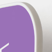 イニシャルパープルピックボールパドル ピックルボールラケット (左詳細)