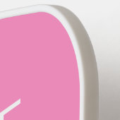 イニシャルピンクピックボールパドル ピックルボールラケット (左詳細)