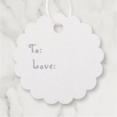 イニシャルフォイルメッセージカード フェイバータグ (裏面)