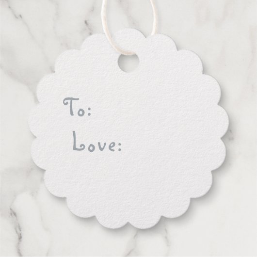 イニシャルフォイルメッセージカード フェイバータグ (裏面)