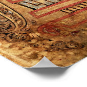 イニシャルページ：Lichfield Gospels, c.720 ポスター (角)