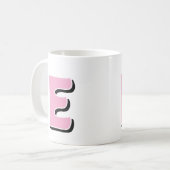 イニシャルマググ コーヒーマグカップ (正面左)