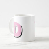 イニシャルマググ コーヒーマグカップ (正面左)