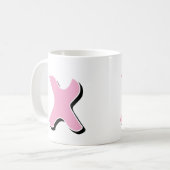 イニシャルマググ コーヒーマグカップ (正面左)