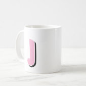 イニシャルマググ コーヒーマグカップ (正面左)