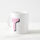 イニシャルマググ コーヒーマグカップ (正面左)