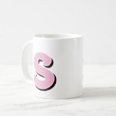 イニシャルマググ コーヒーマグカップ (正面左)