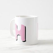 イニシャルマググ コーヒーマグカップ (正面左)