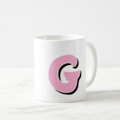 イニシャルマググ コーヒーマグカップ (正面右)