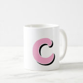 イニシャルマググ コーヒーマグカップ (正面右)